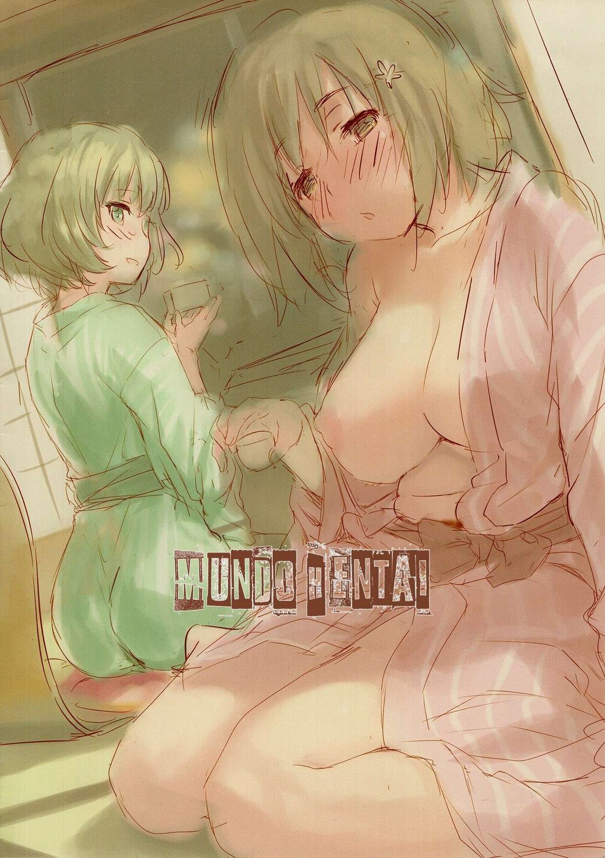 Sexo Casual em Fontes Termais da Kanako e Kaede - Foto 2