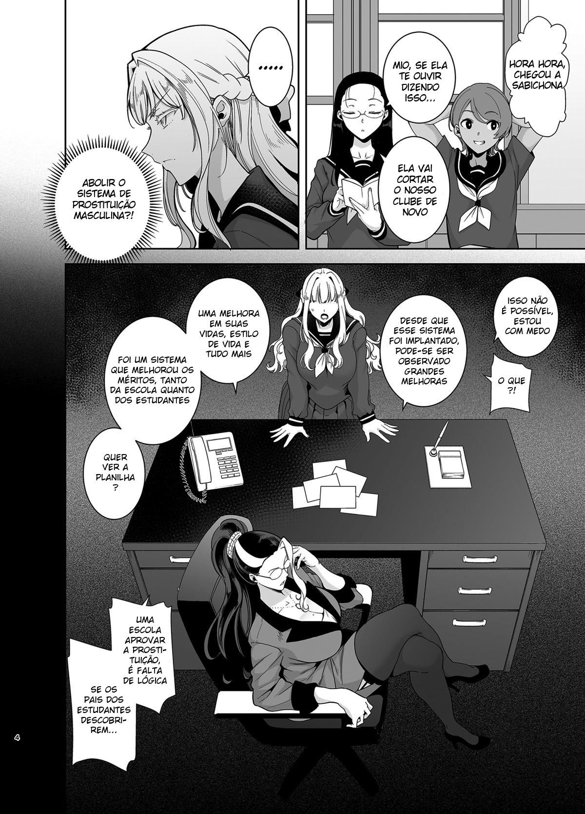 As Seika Girls e o Gigolo Sancionado pela Escola 4 - Foto 3