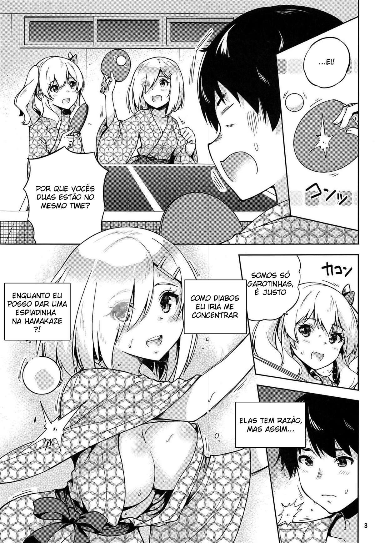 Kashima e Hamakaze Vestindo Yukatas na Fonte Termal - Foto 4