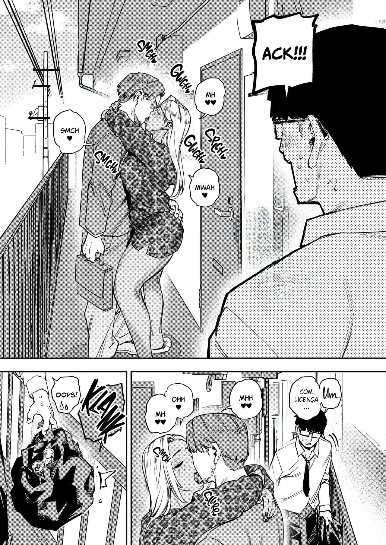 O Escravo Assalariado e a Esposa Gyaru Que Mora Ao Lado - Foto 4