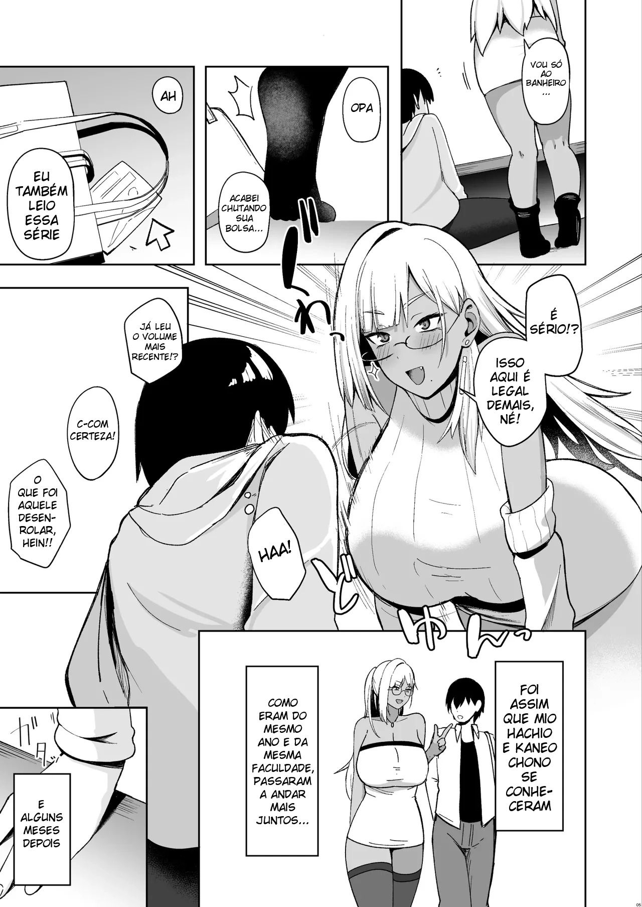 A História Sobre Fazer Sexo Sem Parar Com Uma Garota Gyaru Que por Algum Motivo Estava no Clube de Literatura - Foto 4