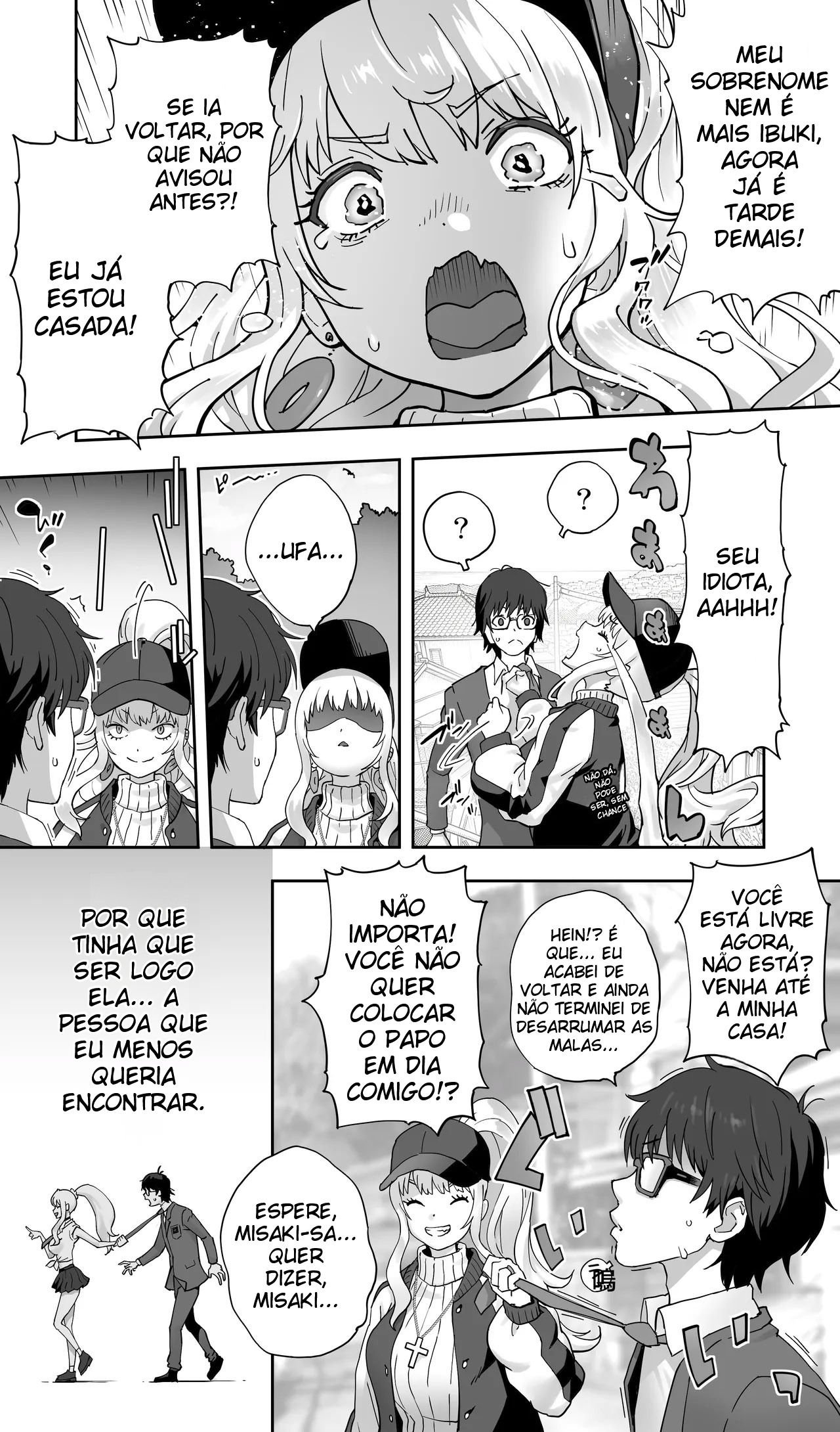 Uma Gyaru da Minha Terra Natal Que Estudou Comigo Agora Está Casada e Sendo Engravidada Sem Camisinha - Foto 5