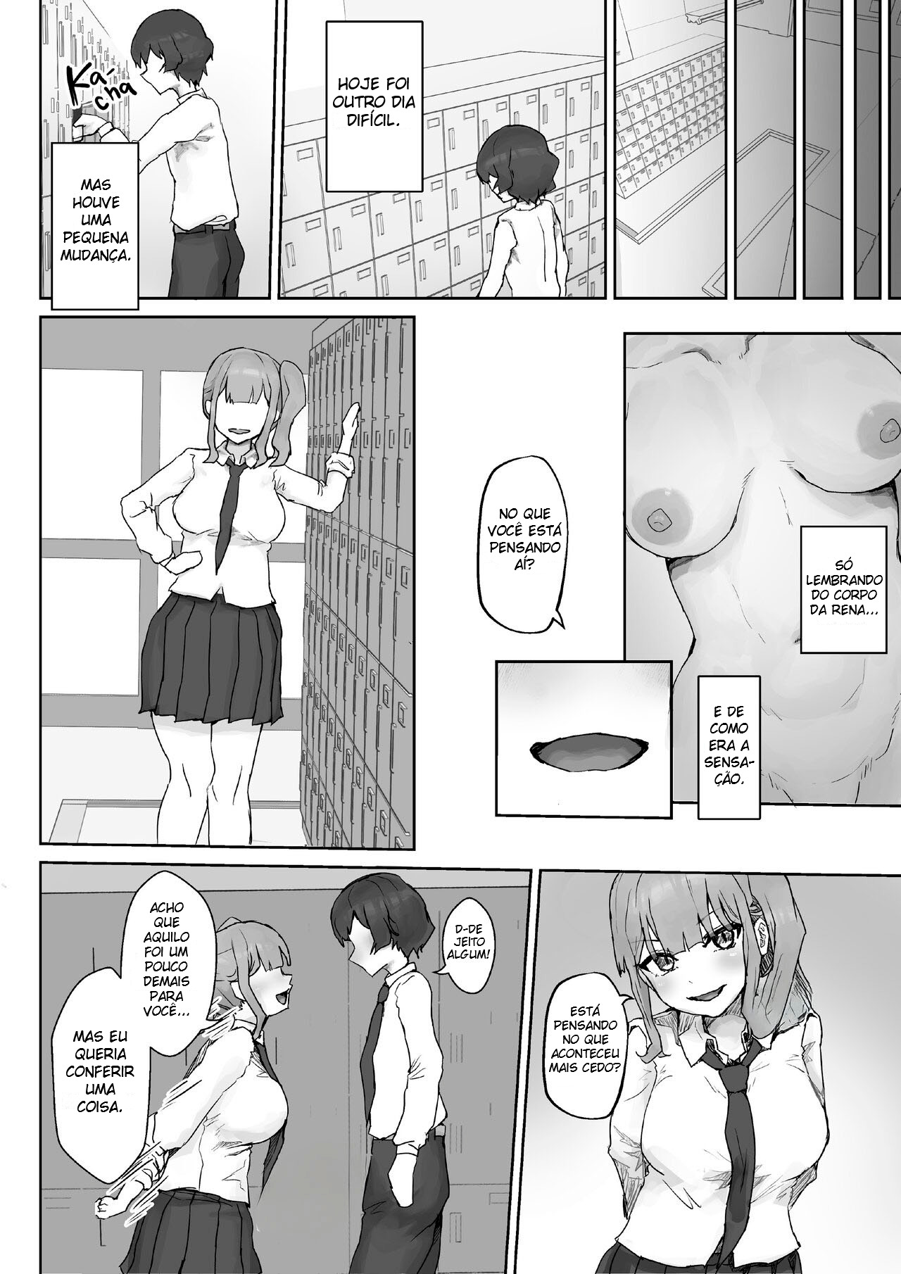 A Gyaru de Seios Fartos é Viciada em Pau Grande ~ Devorando o Introvertido Bem-Dotado ~ - Foto 5