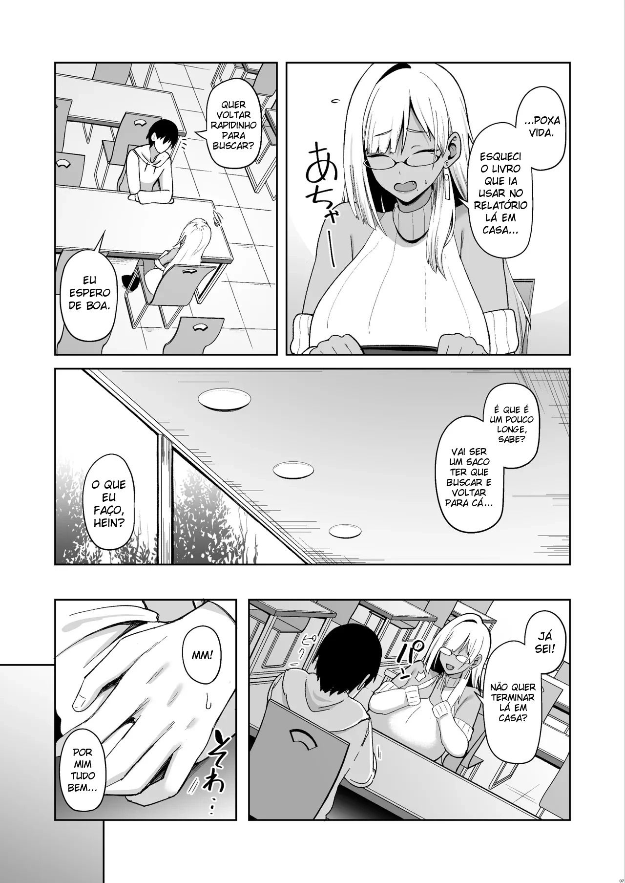 A História Sobre Fazer Sexo Sem Parar Com Uma Garota Gyaru Que por Algum Motivo Estava no Clube de Literatura - Foto 6