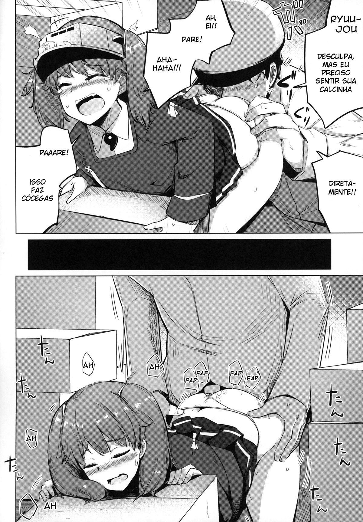 Quando Estou Cansado do Trabalho, Chamo a Ryuujou para Me Relaxar - Foto 6