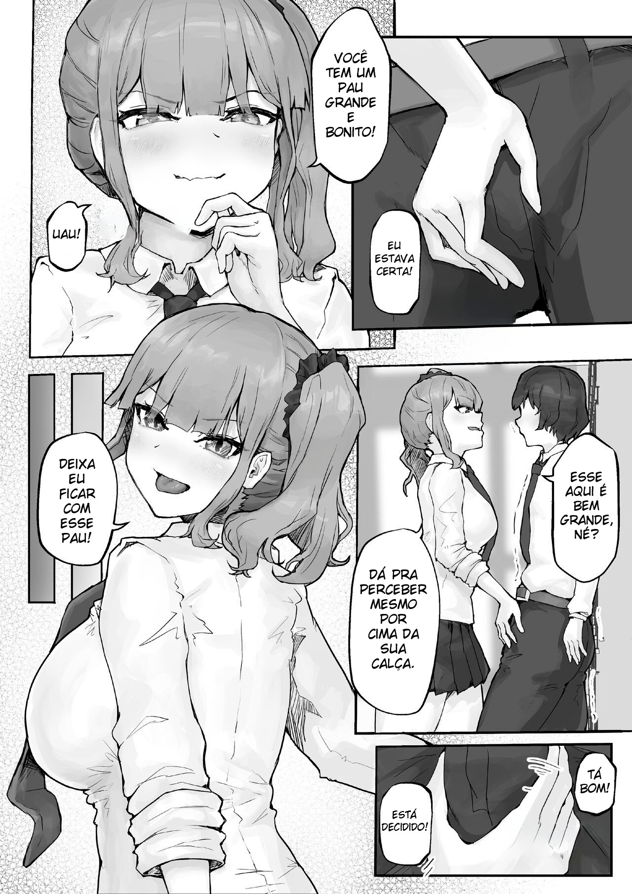 A Gyaru de Seios Fartos é Viciada em Pau Grande ~ Devorando o Introvertido Bem-Dotado ~ - Foto 7