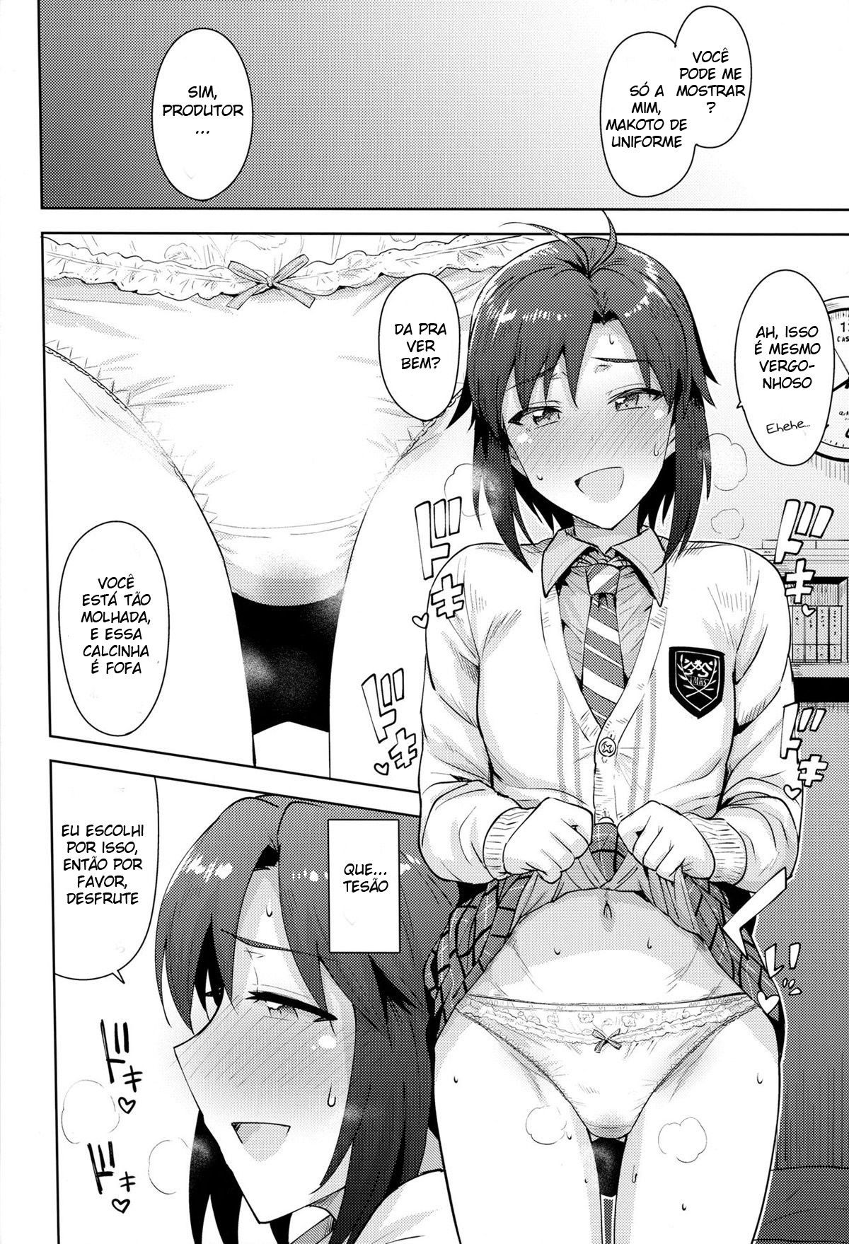 Makoto e um uniforme - Foto 7