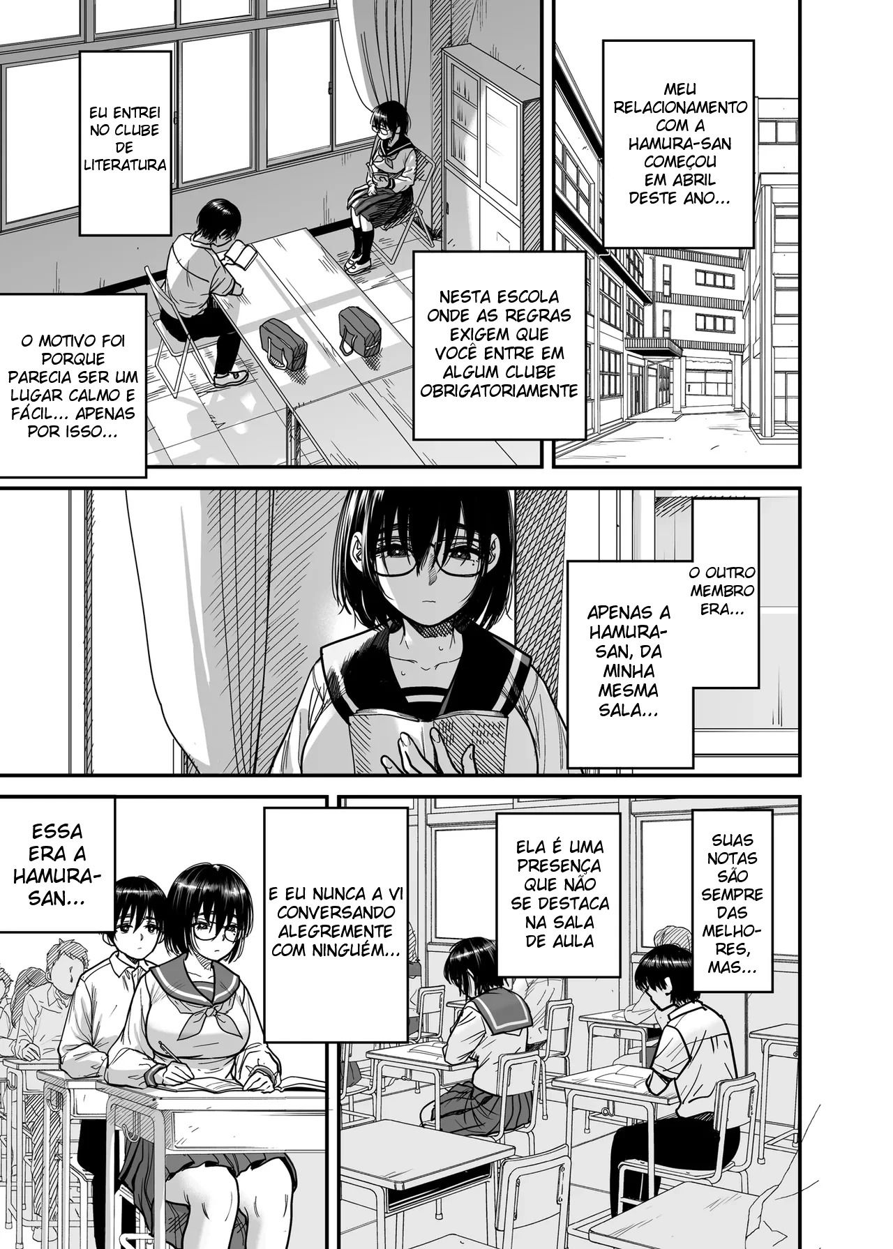 Transformando a Sala do Clube de Literatura Em Um Quarto de Sexo Com a Hamura-san, Que é Suada e Tarada Em Segredo - Foto 10
