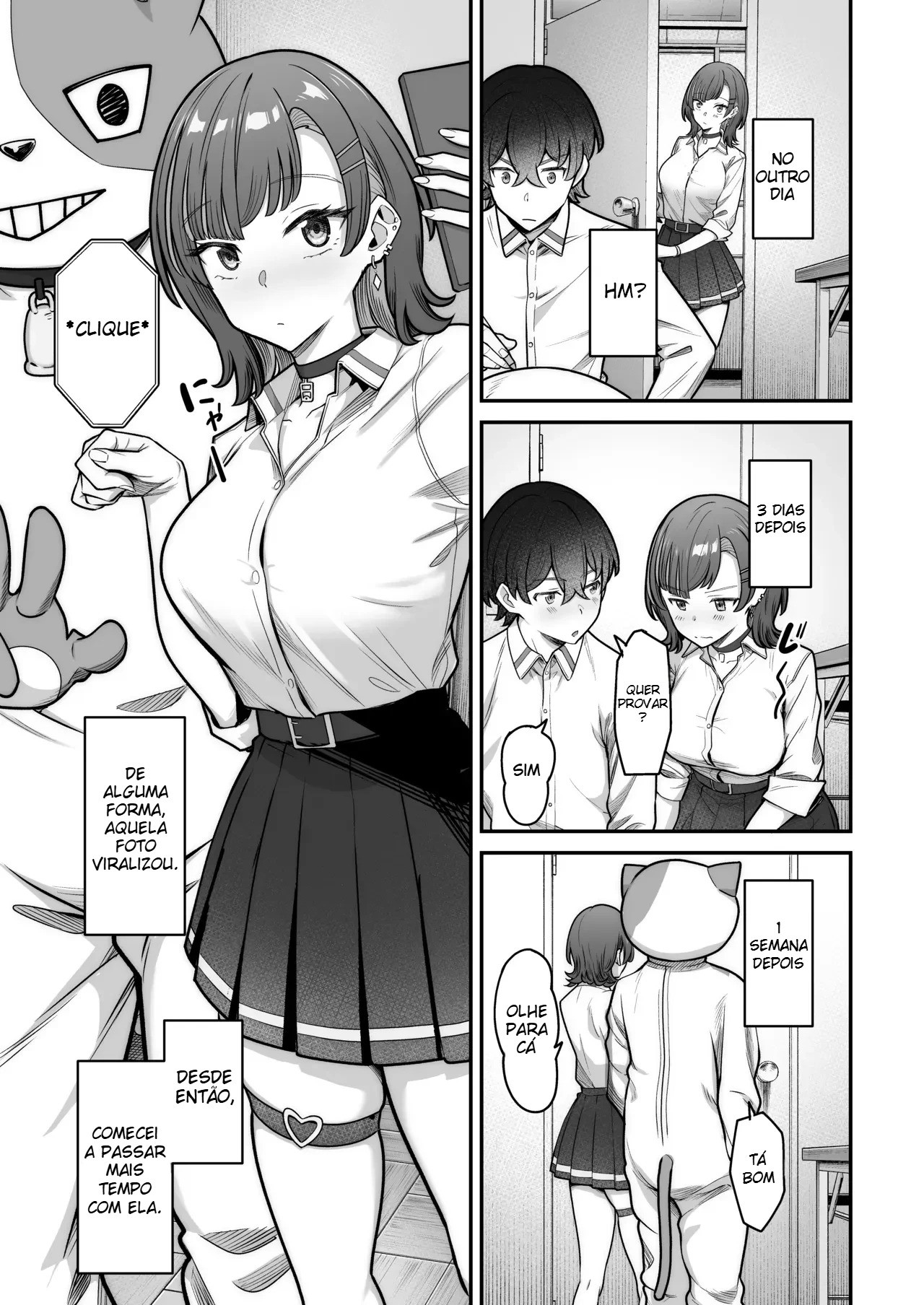 Um Romance Super Doce Com Uma Gyaru Inexpressiva - Foto 10