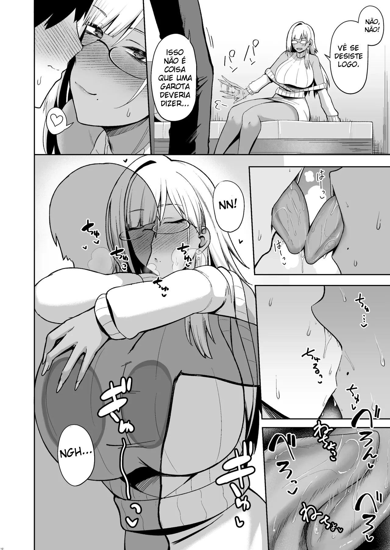 A História Sobre Fazer Sexo Sem Parar Com Uma Garota Gyaru Que por Algum Motivo Estava no Clube de Literatura - Foto 11