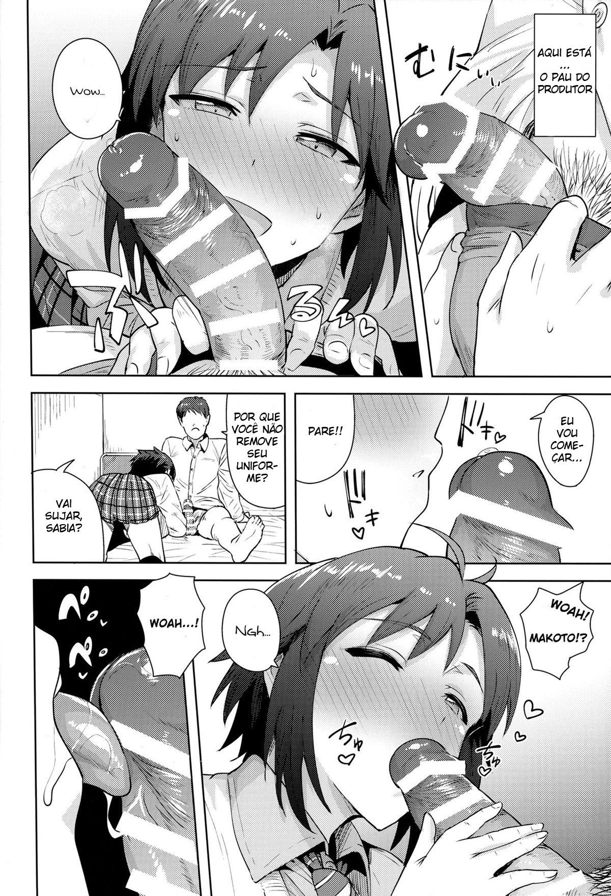Makoto e um uniforme - Foto 15