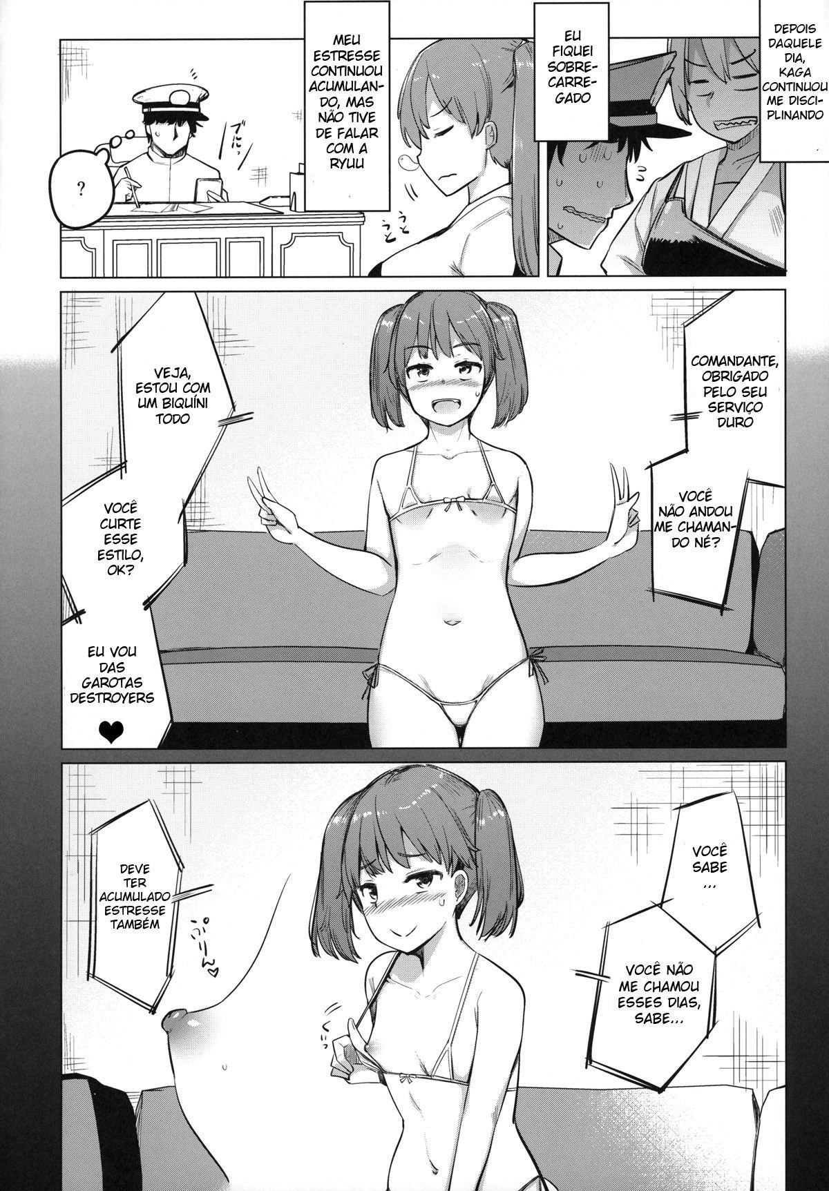 Quando Estou Cansado do Trabalho, Chamo a Ryuujou para Me Relaxar - Foto 20