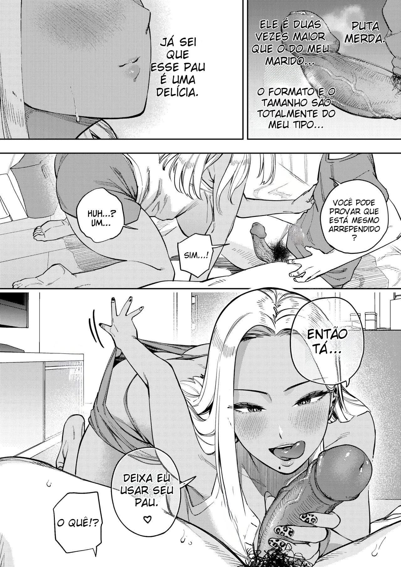 O Escravo Assalariado e a Esposa Gyaru Que Mora Ao Lado - Foto 23