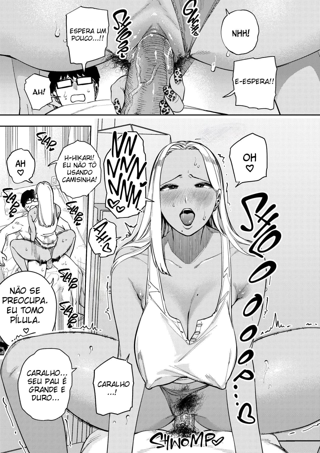 O Escravo Assalariado e a Esposa Gyaru Que Mora Ao Lado - Foto 24