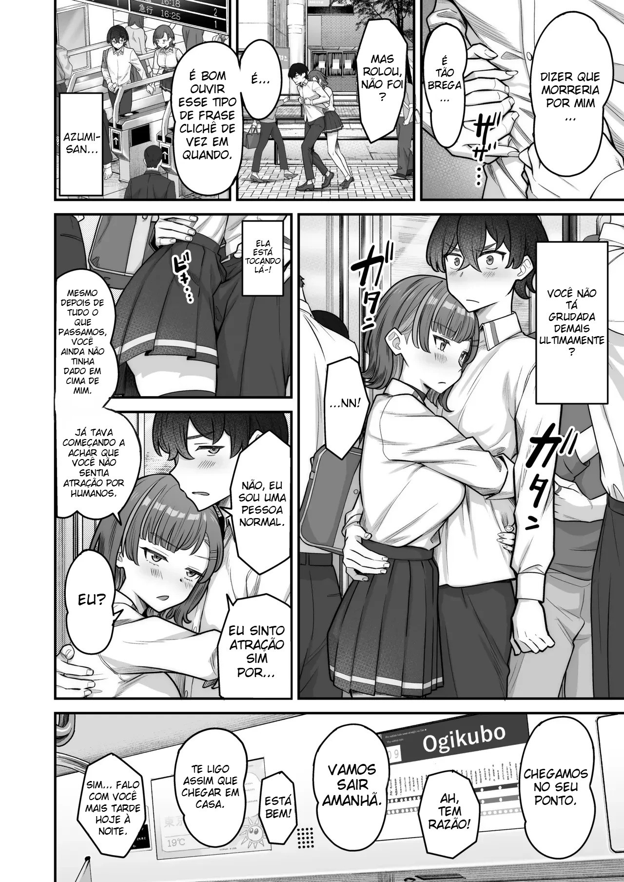 Um Romance Super Doce Com Uma Gyaru Inexpressiva - Foto 33