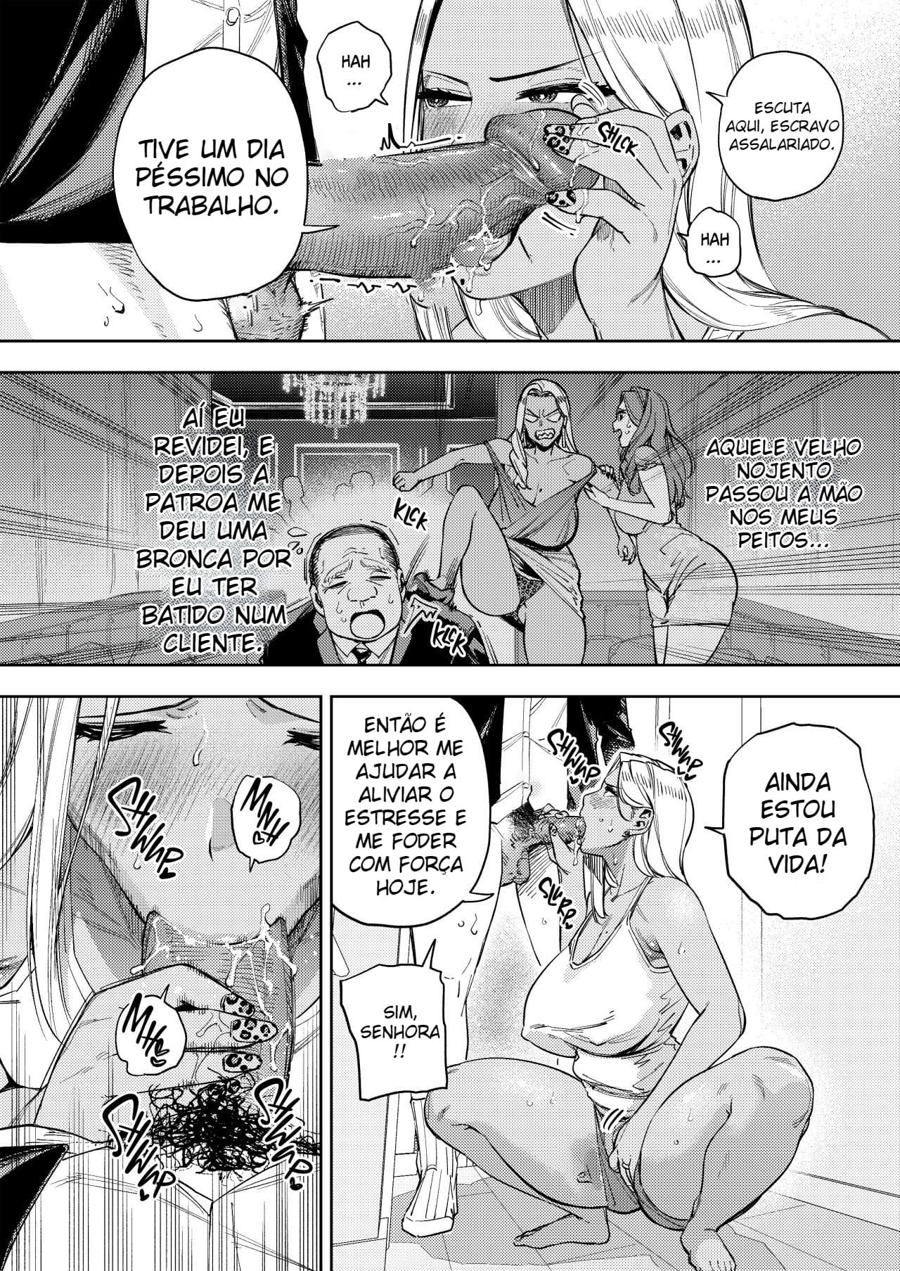 O Escravo Assalariado e a Esposa Gyaru Que Mora Ao Lado - Foto 33