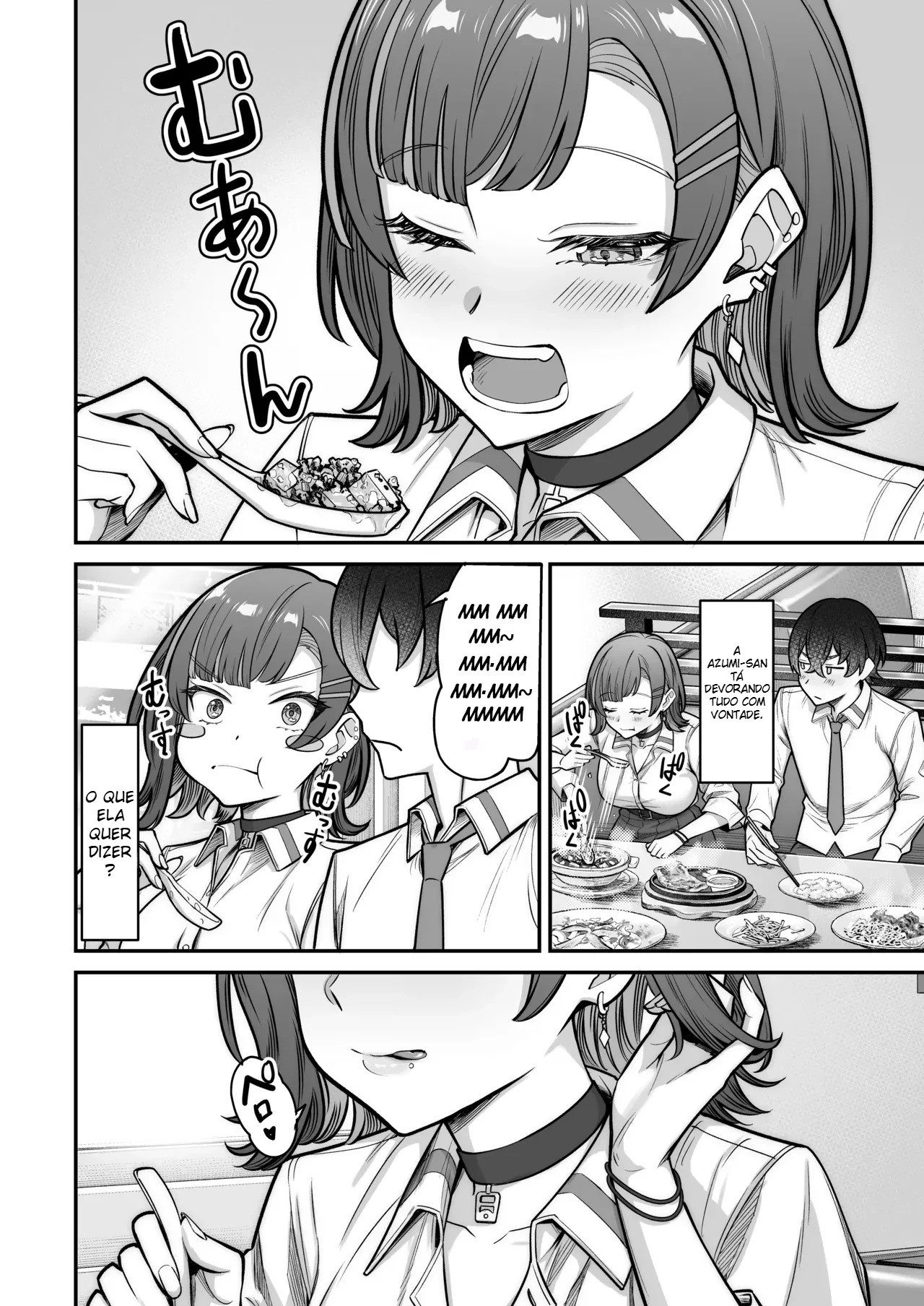Um Romance Super Doce Com Uma Gyaru Inexpressiva - Foto 38