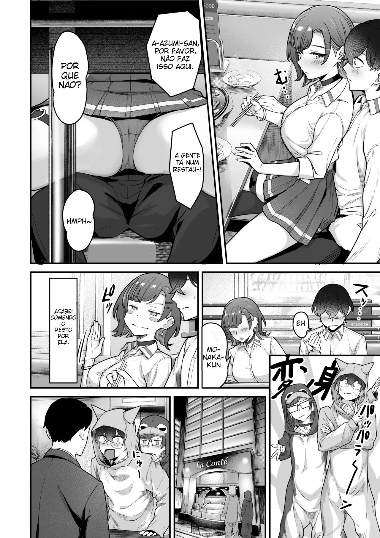 Um Romance Super Doce Com Uma Gyaru Inexpressiva - Foto 40