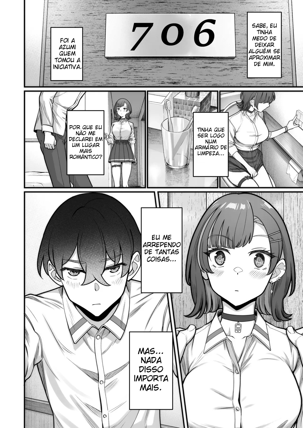 Um Romance Super Doce Com Uma Gyaru Inexpressiva - Foto 42