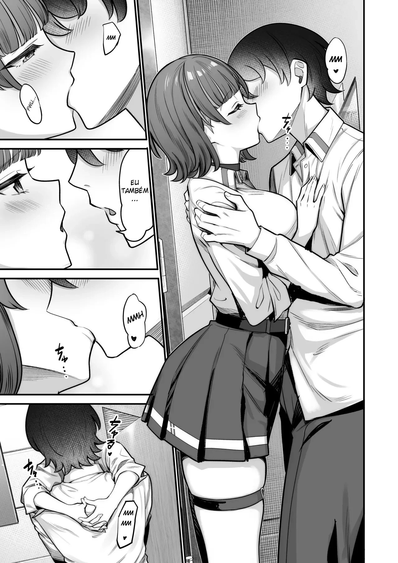 Um Romance Super Doce Com Uma Gyaru Inexpressiva - Foto 43