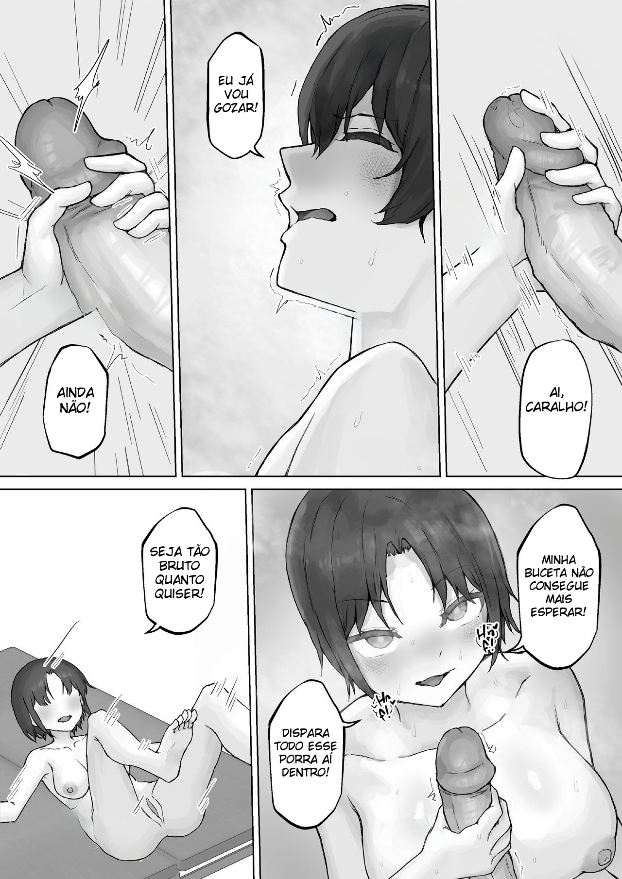 A Gyaru de Seios Fartos é Viciada em Pau Grande ~ Devorando o Introvertido Bem-Dotado ~ - Foto 49