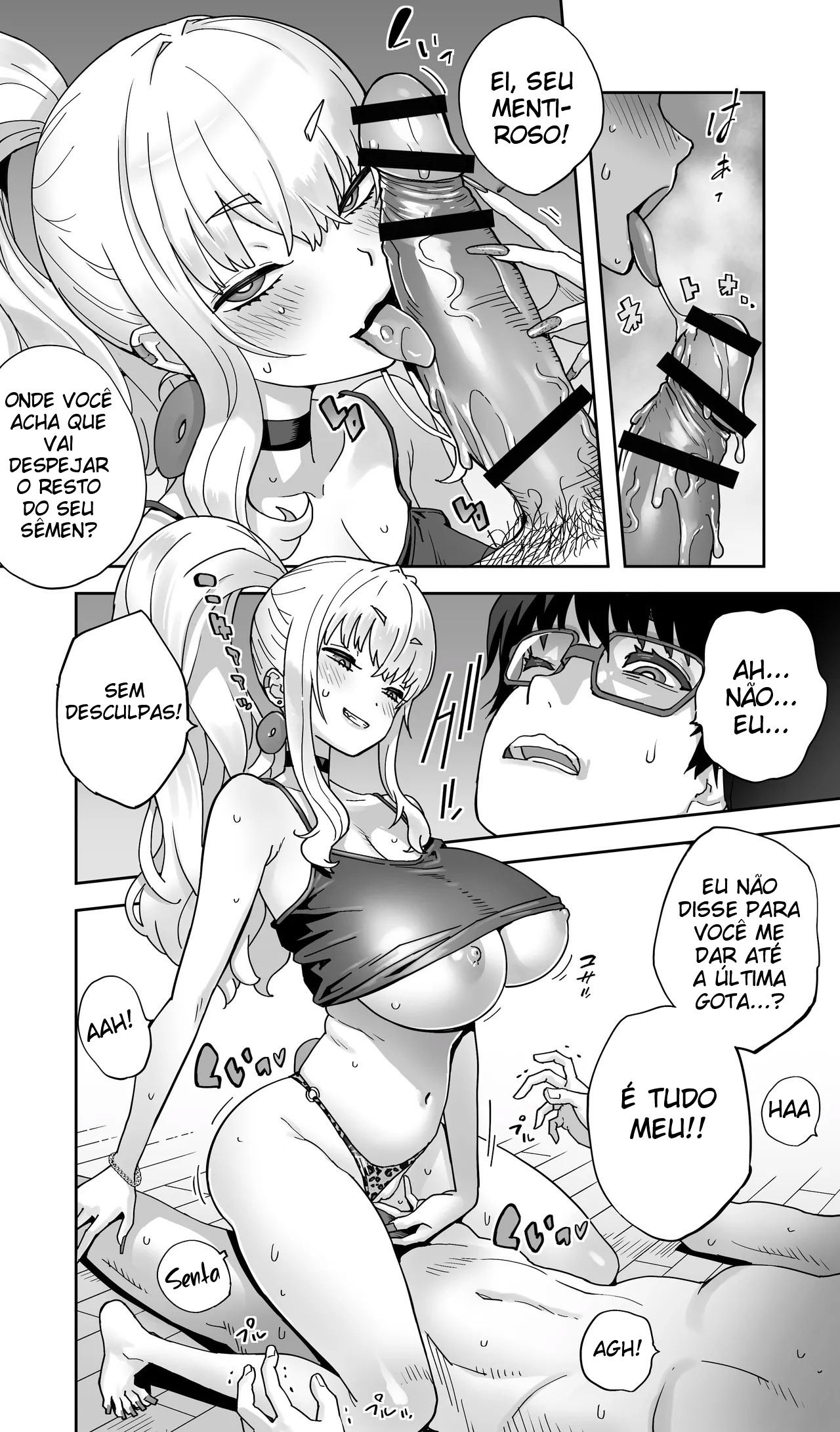 Uma Gyaru da Minha Terra Natal Que Estudou Comigo Agora Está Casada e Sendo Engravidada Sem Camisinha - Foto 65