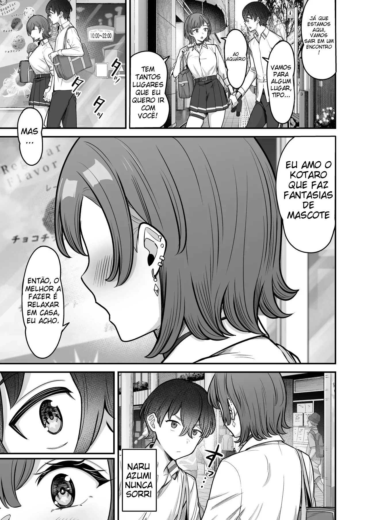 Um Romance Super Doce Com Uma Gyaru Inexpressiva - Foto 113