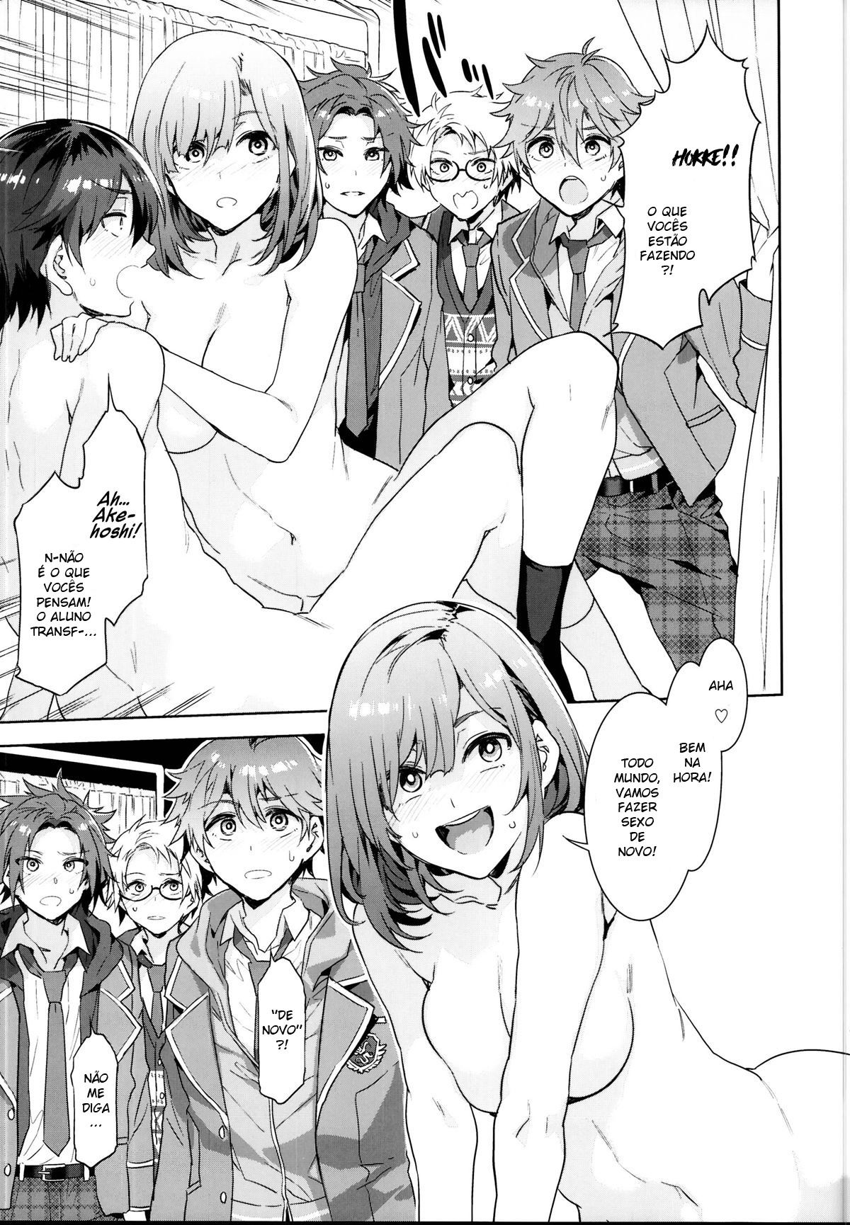 É Verdade Que Aquela Estudante Transferida Está Devorando os Idols Principais da Academia Yumenosaki!? - Foto 8