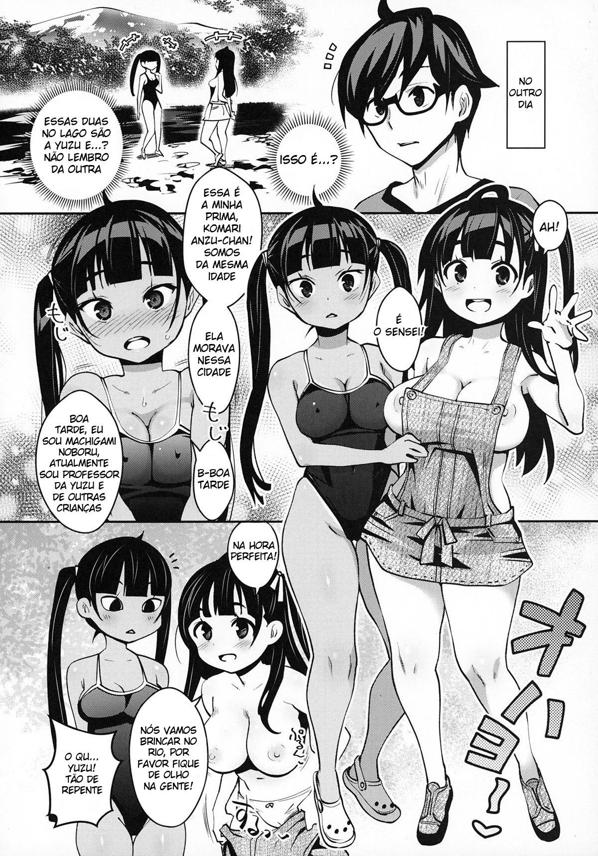 Caipira 4! Um Ménage Amigável Com Minha Prima Anzu-chan - Foto 5